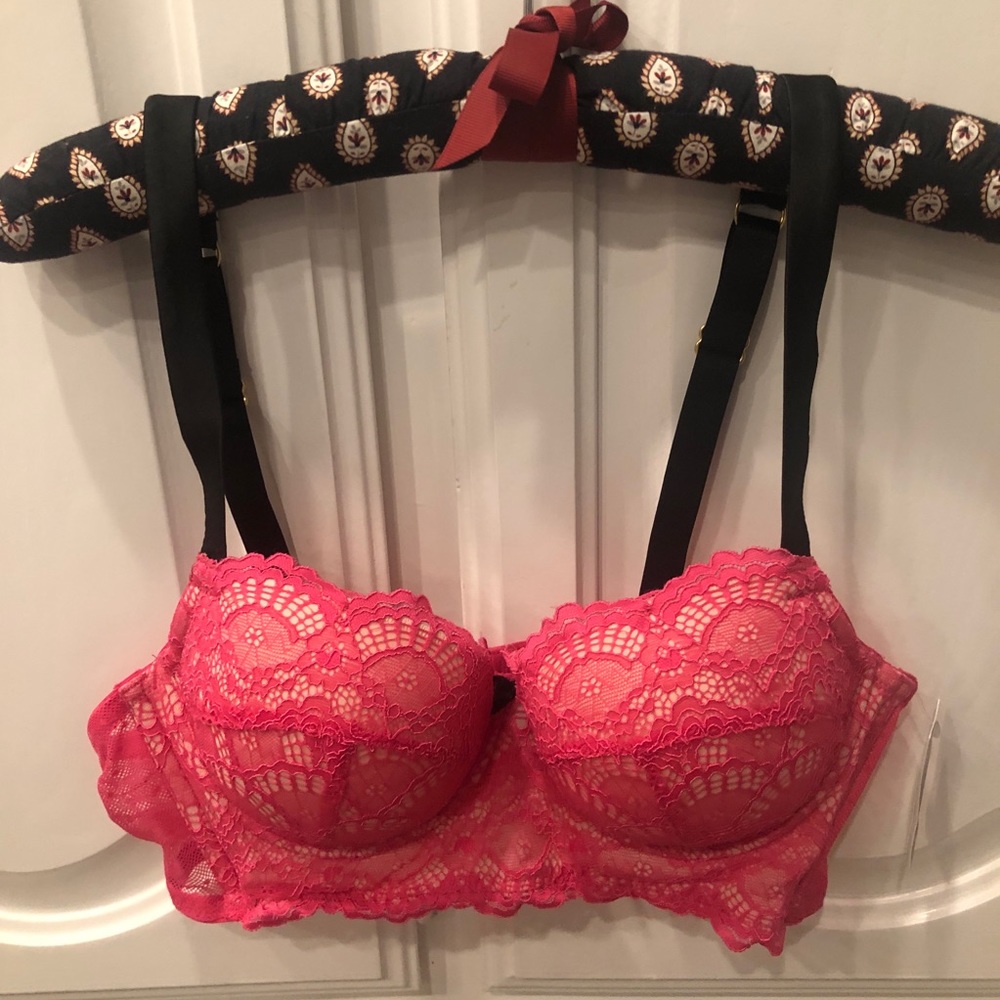 Blush Longline Padded Balconette Bright Rose - 38B